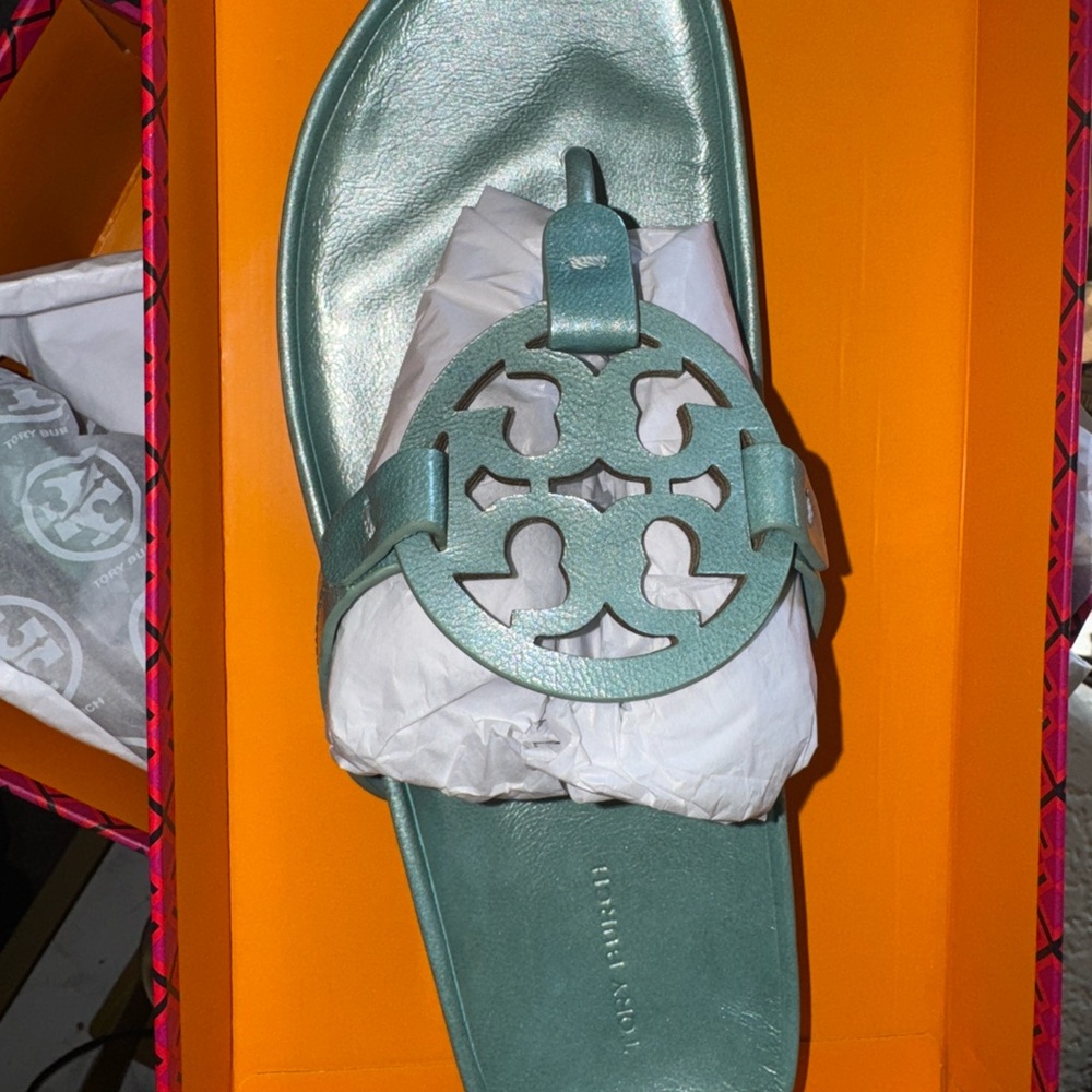 Tory Burch Miller Cloud Sandal in Audrey Blue